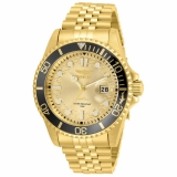 91% Off Invicta Men’s Watch Pro Diver Yellow Gold Plated Stainless Steel Bracelet 30613