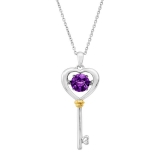 Natural Amethyst Sterling Silver Pendant 81% Off