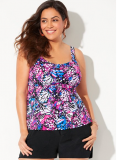 PARADISE FLARED TANKINI WITH CARGO SHORT $74 (Was $99.00)