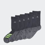 adidas Cushioned Angle Stripe Crew Socks 6 Pairs Kids’ $16.00 Free Shipping